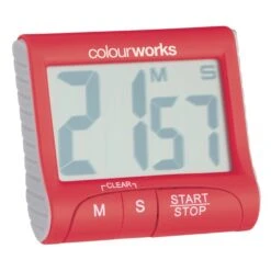 Colourworks 100 Minute Digital Timer Assorted Colours -Kitchen Supplies 1000117824 alt02