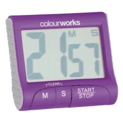 Colourworks 100 Minute Digital Timer Assorted Colours -Kitchen Supplies 1000117824 alt05