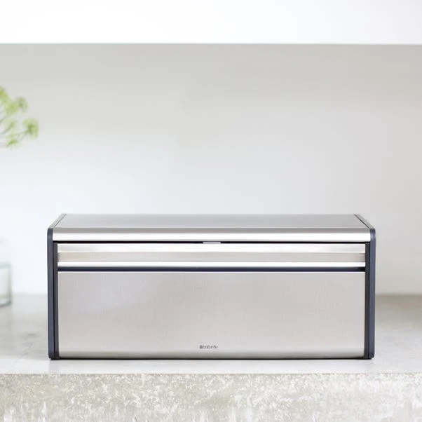Brabantia Matt Steel Fall Front Bread Bin 5 Brabantia Matt Steel Fall Front Bread Bin - Image 3