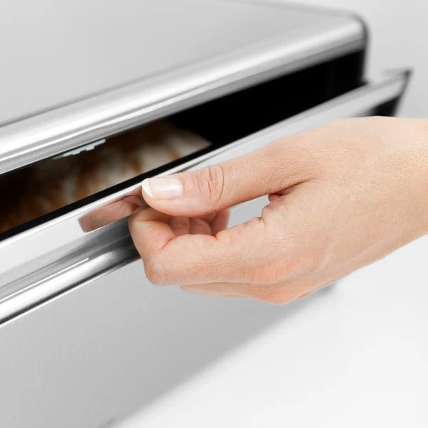 Brabantia Matt Steel Fall Front Bread Bin 6 Brabantia Matt Steel Fall Front Bread Bin - Image 4