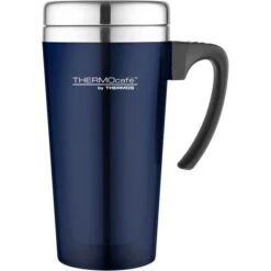 Thermos ThermoCafe Blue Translucent Travel Mug