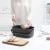 Brabantia Dark Grey Nic Bread Bin -Kitchen Supplies 30704231