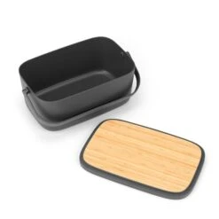 Brabantia Dark Grey Nic Bread Bin -Kitchen Supplies 30704231 alt06