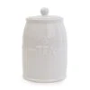 White Hearts Tea Canister -Kitchen Supplies 30737432