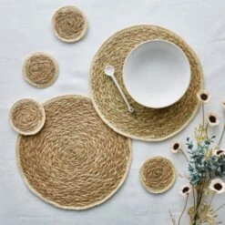 Set Of 2 Grass Braid Placemats