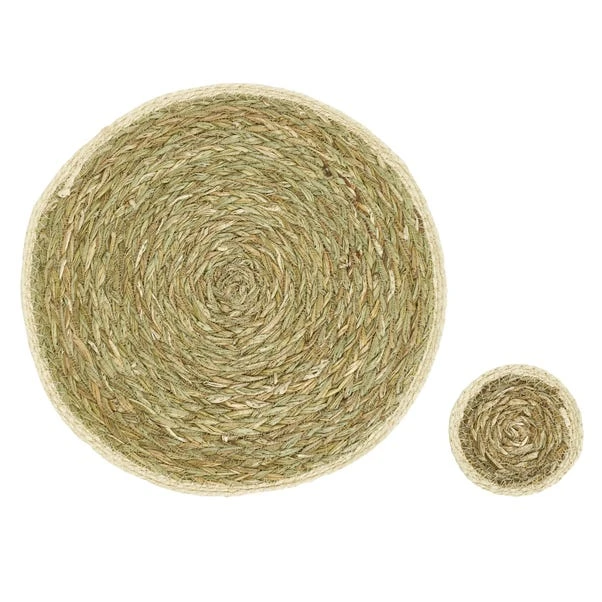 Set Of 2 Grass Braid Placemats 4 Set Of 2 Grass Braid Placemats - Image 2