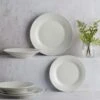 White Rim 12 Piece Dinner Set -Kitchen Supplies 30757879