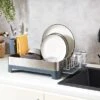 Multi-Functional Dish Drainer Grey -Kitchen Supplies 30789697