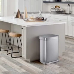 Simplehuman 45 Litre Liner Pocket Bin With Plastic Lid