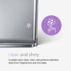 Simplehuman 45 Litre Liner Pocket Bin With Plastic Lid -Kitchen Supplies 30791932 alt05