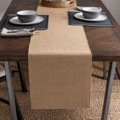 Jute Woven Table Runner -Kitchen Supplies 30800391 alt01