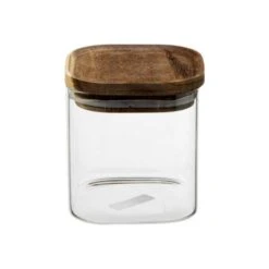 Set Of 3 Air Seal Square Glass Storage Jars -Kitchen Supplies 30816120 alt01