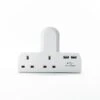 Status 2 Way Cable Free Socket With 2 X USB -Kitchen Supplies 30834093
