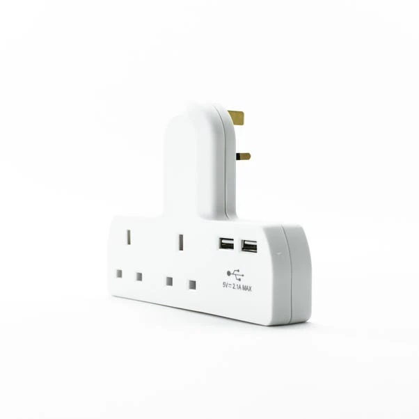 Status 2 Way Cable Free Socket With 2 X USB 4 Status 2 Way Cable Free Socket With 2 X USB - Image 2