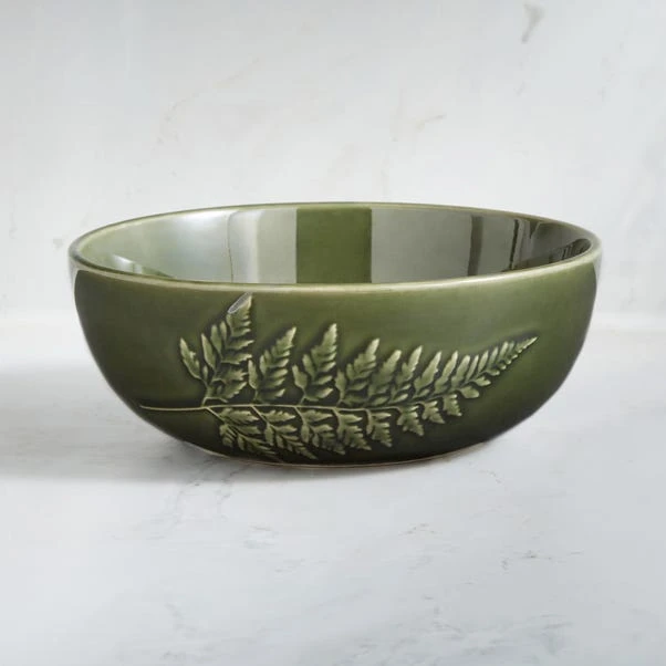 Churchgate Embossed Fern Cereal Bowl 3 Churchgate Embossed Fern Cereal Bowl