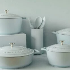 MasterClass Non-Stick Cast Aluminium 24cm Casserole Dish, 4L -Kitchen Supplies 30847705 alt03