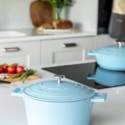 MasterClass Non-Stick Cast Aluminium 24cm Casserole Dish, 4L -Kitchen Supplies 30847705 alt04