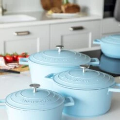 MasterClass Non-Stick Cast Aluminium 24cm Casserole Dish, 4L -Kitchen Supplies 30847705 alt05