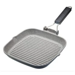 MasterClass Non-Stick Aluminium Grill Pan, 24cm