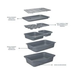 MasterClass Smart Ceramic Non Stick Large Baking Tray -Kitchen Supplies 30848894 alt06