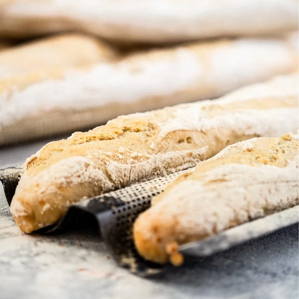 MasterClass Crusty Bake Non Stick Baguette Tray 5 MasterClass Crusty Bake Non Stick Baguette Tray - Image 3