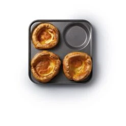 MasterClass Non Stick 4 Cup Yorkshire Pudding Pan 24cm -Kitchen Supplies 30848916 alt03