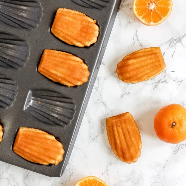 MasterClass Non Stick 12 Cup Madeleine Pan 40cm X 20cm 4 MasterClass Non Stick 12 Cup Madeleine Pan 40cm X 20cm - Image 2