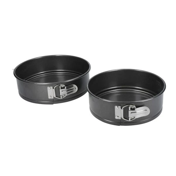 MasterClass Non Stick Set Of 2 Spring Form Cake Pans 3 MasterClass Non Stick Set Of 2 Spring Form Cake Pans