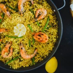 KitchenCraft World Of Flavours Non-Stick Carbon Steel Paella Pan, 46cm 10 KitchenCraft World Of Flavours Non-Stick Carbon Steel Paella Pan, 46cm -Kitchen Supplies 30851573 alt02