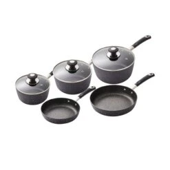 Tower Precision Non-Stick Aluminium 5 Piece Pan Set