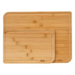 Set Of 2 Bamboo Chopping Boards
