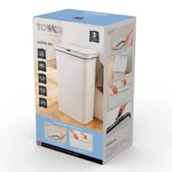 Tower 50L Rectangular Sensor Bin -Kitchen Supplies 30857085 alt09