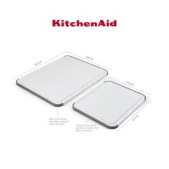 KitchenAid Set Of 2 Classic Nonslip Chopping Boards -Kitchen Supplies 30860332 alt06
