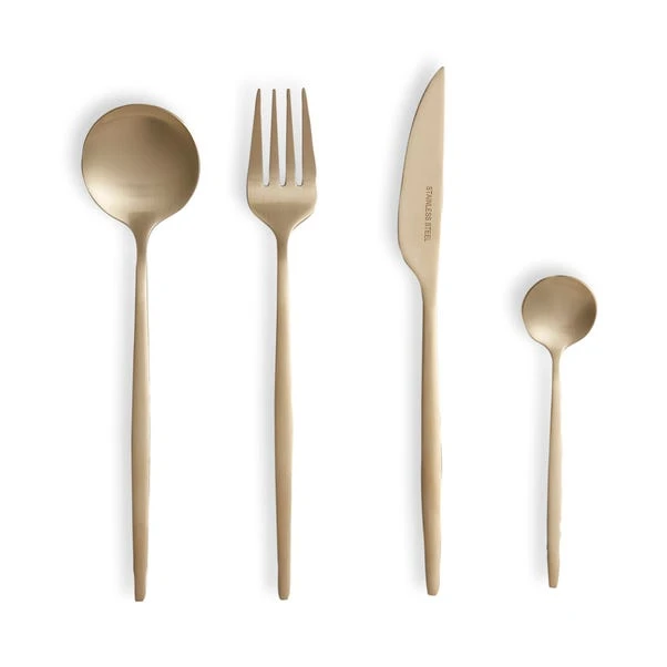 Hexham Gilver 16 Piece Cutlery Set 4 Hexham Gilver 16 Piece Cutlery Set - Image 2