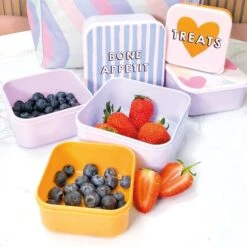 Set Of 6 Snack Pots