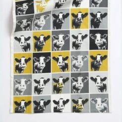 Set Of 2 MM Sketch Moo Tea Towels -Kitchen Supplies 30874163 alt02