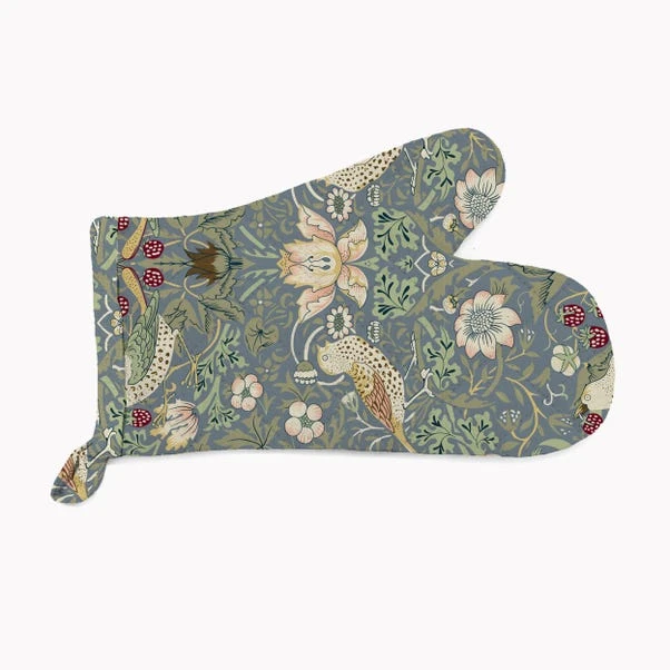 William Morris Strawberry Thief Oven Mitt