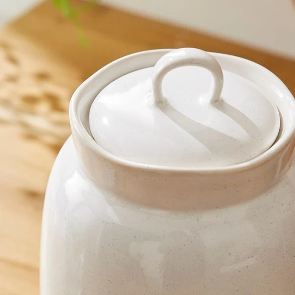 Amalfi Stoneware Kitchen Canister 4 Amalfi Stoneware Kitchen Canister - Image 2