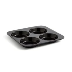 Heavy Gauge Non-stick Yorkshire Pud Tray, 4 Cup -Kitchen Supplies 30892512 alt02