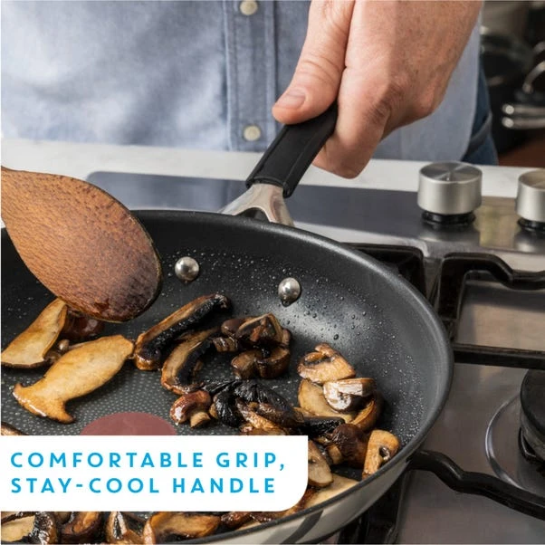 Jamie Oliver By Tefal Quick & Easy Stainless Steel Frying Pan, 28cm 8 Jamie Oliver By Tefal Quick & Easy Stainless Steel Frying Pan, 28cm - Image 6