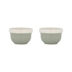 Mason Cash Set Of 2 Mini Sage Prep Bowls