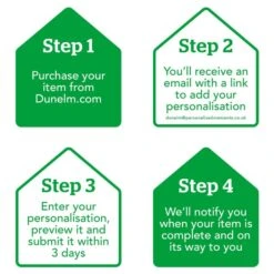 Personalised Mr And Mrs Botanical Glass Worktop Saver -Kitchen Supplies 30908445 alt09