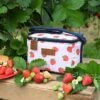 Strawberries & Cream Candy Stripe Insulated 5 Litre Personal Picnic Cool Bag -Kitchen Supplies 30911471