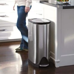 Simplehuman Simple Human Stainless Steel Butterfly Pedal Bin