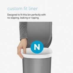 Simplehuman Simple Human 40 Litre Pedal Bin With Liners -Kitchen Supplies 30915841 alt06
