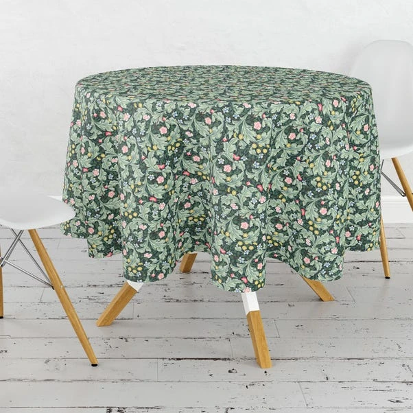 William Morris Leicester Round Tablecloth 3 William Morris Leicester Round Tablecloth