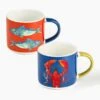 Set Of 2 Rockfish Espresso Mugs -Kitchen Supplies 30922771