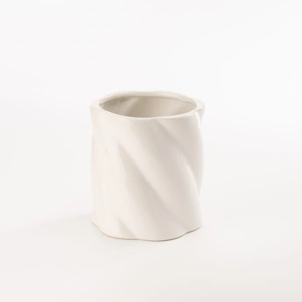 Twisted Utensil Pot Cream 4 Twisted Utensil Pot Cream - Image 2