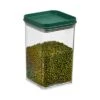 Stackable Dark Green Square Food Storage Container -Kitchen Supplies 30925893