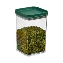 Stackable Dark Green Square Food Storage Container